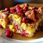Cranberry Orange French Toast Bake