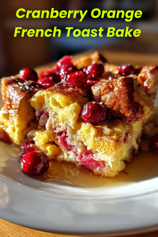 Cranberry Orange French Toast Bake