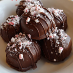 Decadent No-Bake Chocolate Peppermint Truffles