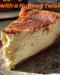 Eggnog Cheesecake with Nutmeg