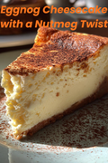 Eggnog Cheesecake with Nutmeg