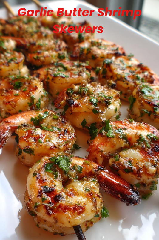 Garlic Butter Shrimp Skewers