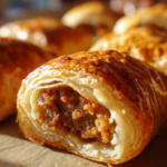 Mini Sausage Rolls with Puff Pastry