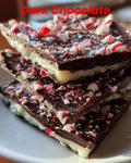 Peppermint Bark with Dark Chocolate