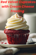 Red Velvet Cupcakes with Cream Cheese Frosting