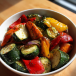 Roasted Vegetable Salad with Dijon Vinaigrette