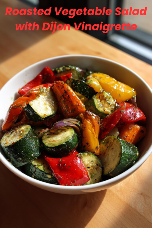 Roasted Vegetable Salad with Dijon Vinaigrette
