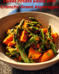Sweet Potato Salad with Green Asparagus