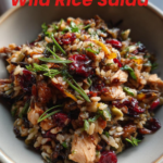 Turkey Cranberry Wild Rice Salad