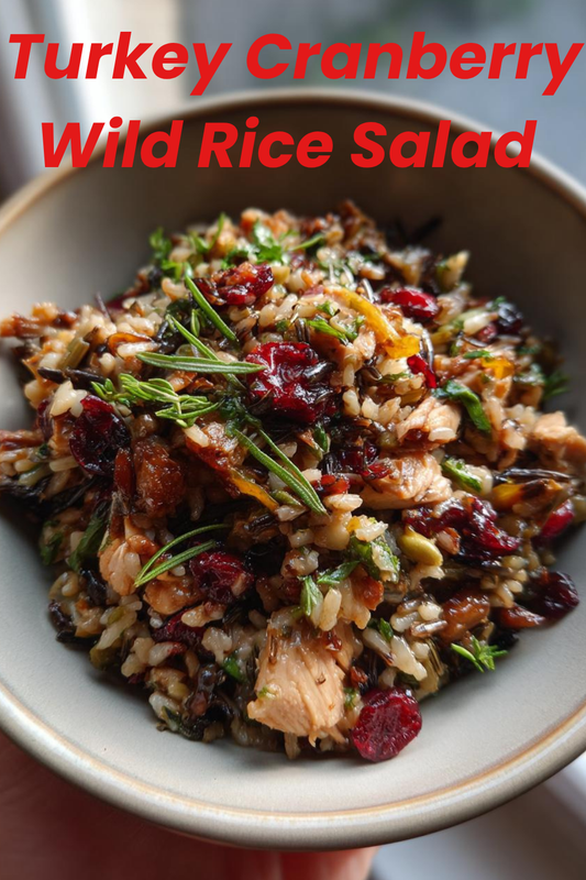 Turkey Cranberry Wild Rice Salad
