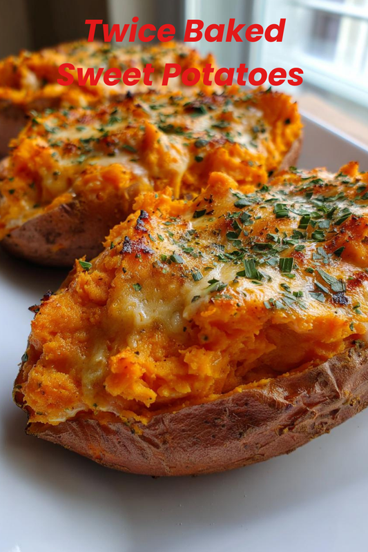 Twice Baked Sweet Potatoes
