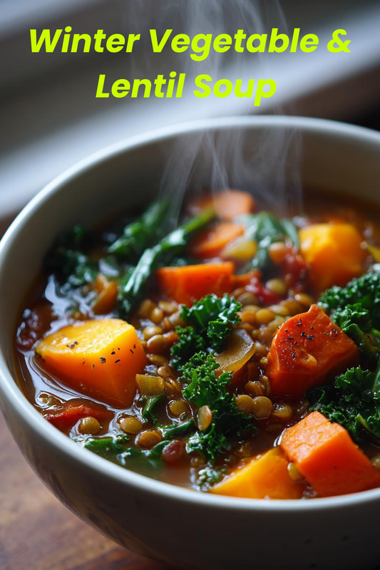 Winter Vegetable & Lentil Soup
