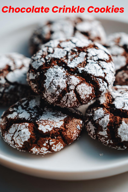chocolate crinkle cookies