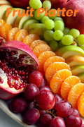 christmas fruit platter
