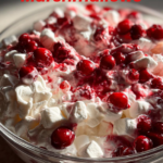 cranberry fluff with marshmallows