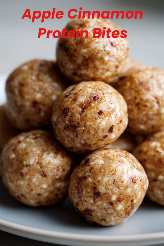 Apple Cinnamon Protein Bites