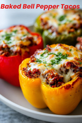 Baked Bell Pepper Tacos