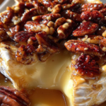 Baked Brie with Honey and Pecans