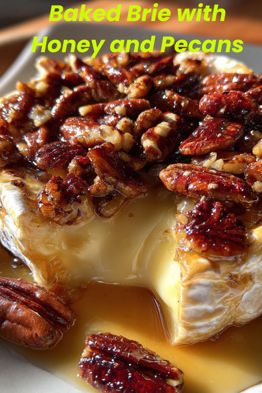 Baked Brie with Honey and Pecans