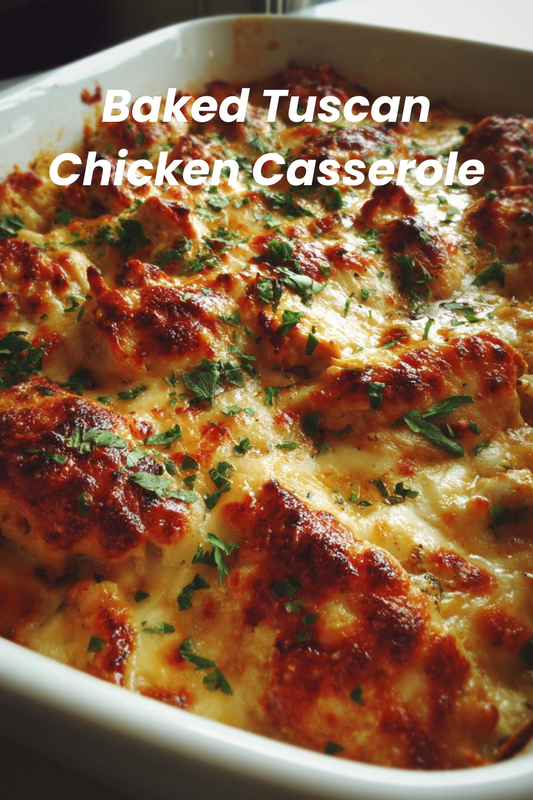 Baked Tuscan Chicken Casserole