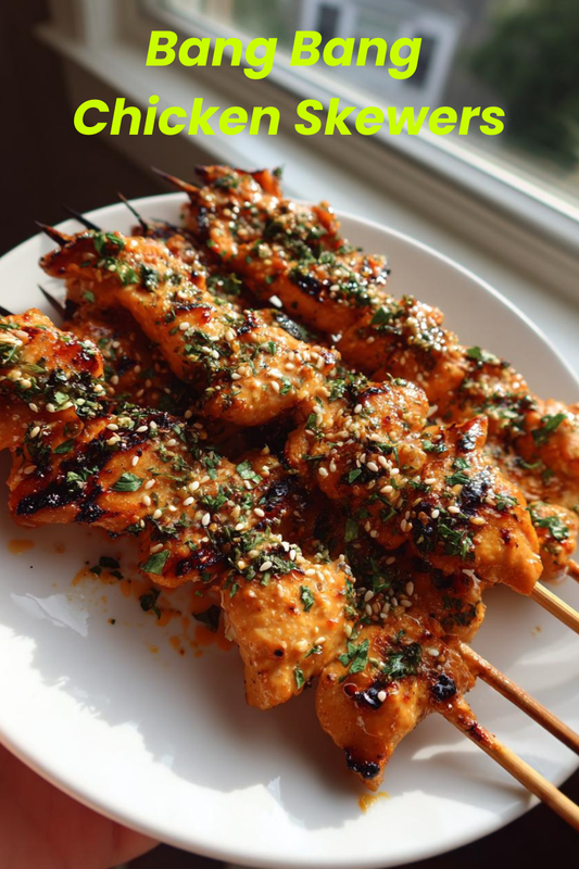 Bang Bang Chicken Skewers