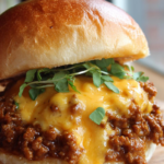 Beer Cheese Sloppy Joes