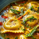 CREAMY RAVIOLI SOUP