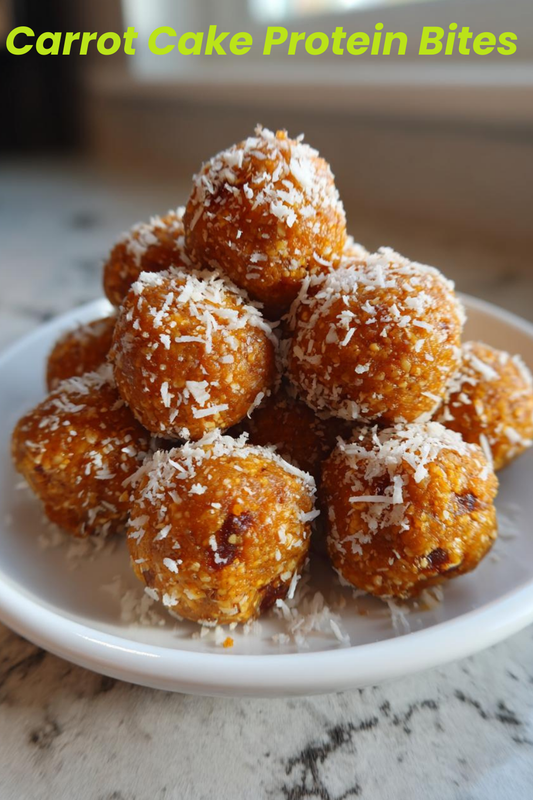 Carrot Cake Protein Bites