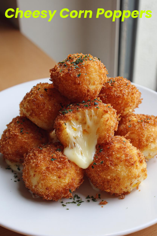Cheesy Corn Poppers
