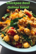 Chickpea Basil Quinoa Salad