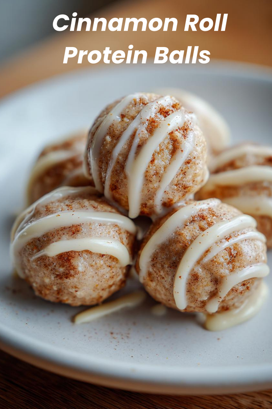 Cinnamon Roll Protein Balls