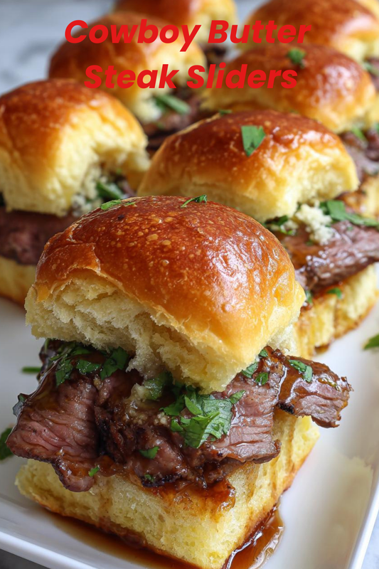 Cowboy Butter Steak Sliders