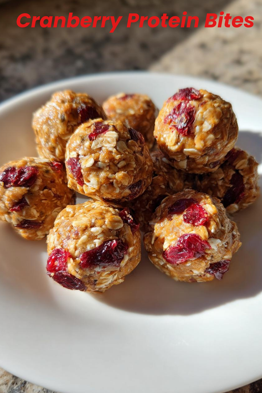 Cranberry Protein Bites