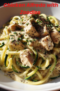 Easy Chicken Alfredo With Zoodle
