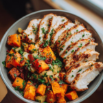 Easy & Healthy Chicken and Sweet Potato Bowls