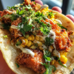 Fried Chicken Street Corn Taco