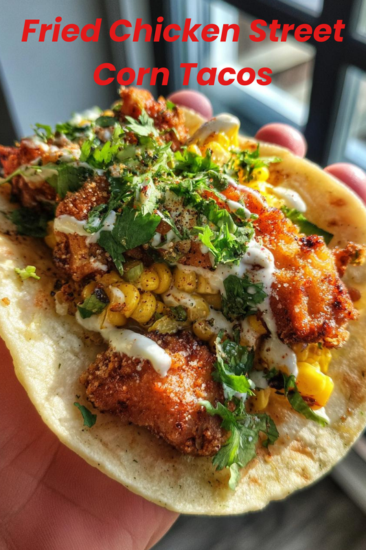 Fried Chicken Street Corn Taco