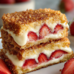 Fried Strawberry Cheesecake Sandwiches