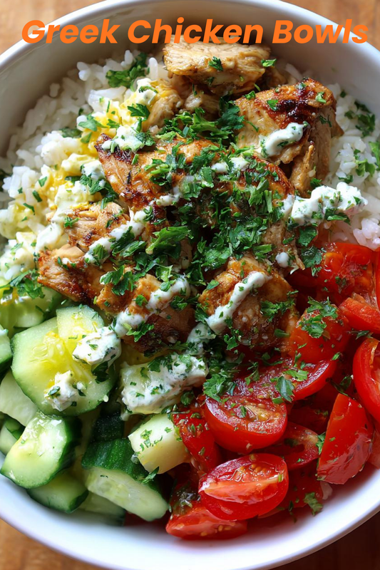 Greek Chicken Bowls