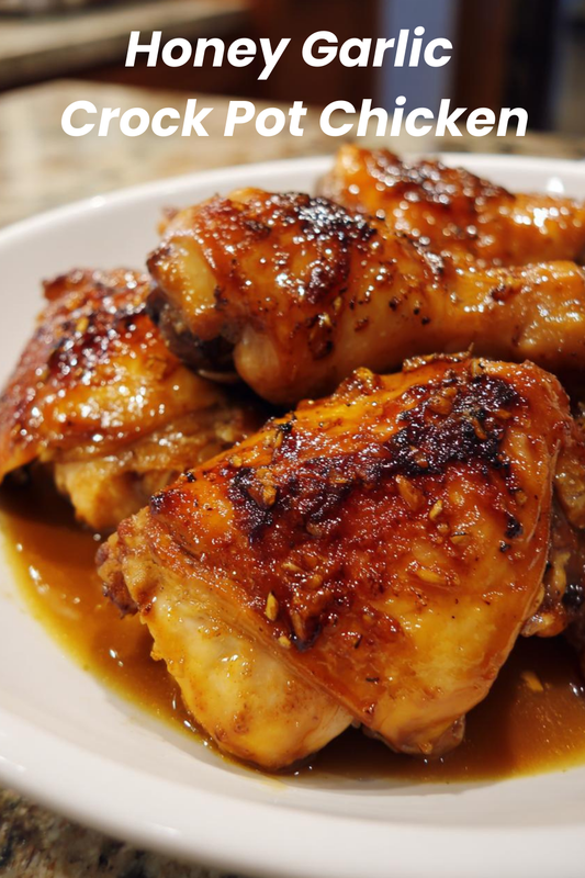 HONEY GARLIC CROCK POT CHICKEN