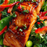 Honey Sriracha Salmon Bowls