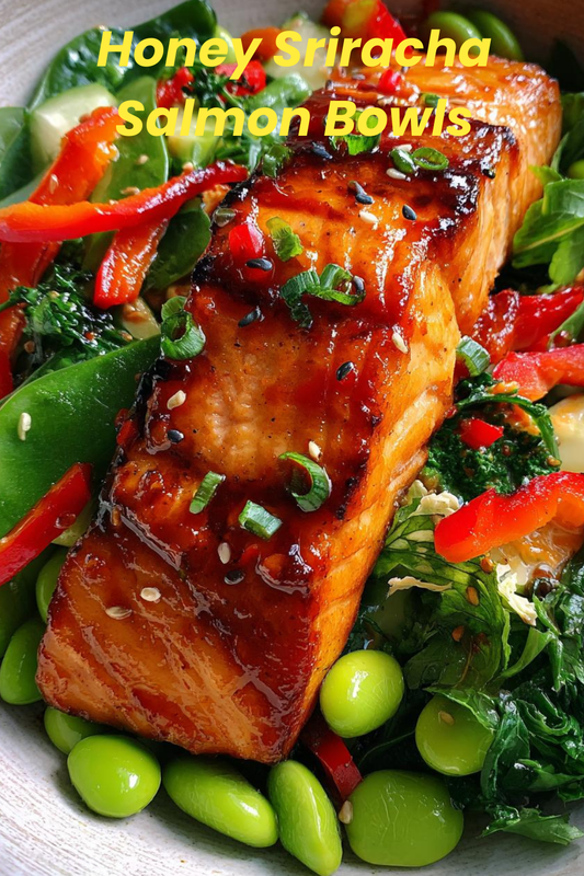 Honey Sriracha Salmon Bowls