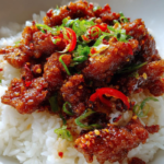 How To Make Crispy Chilli Beef Rice