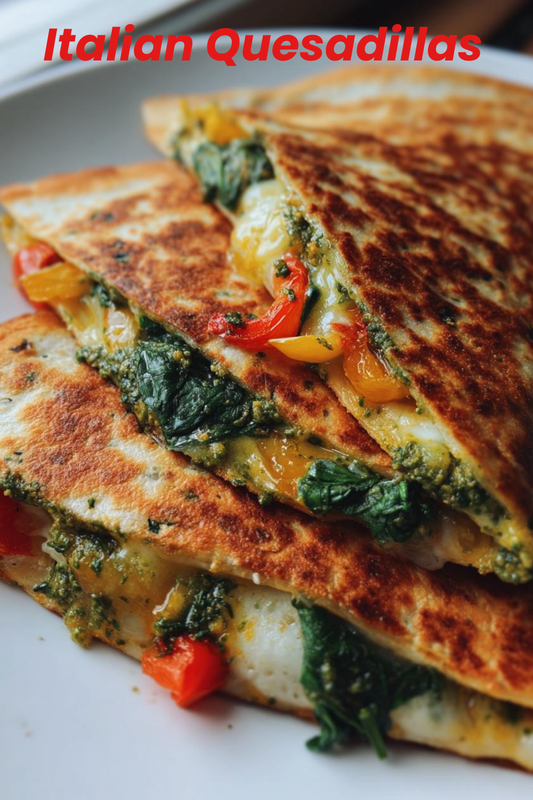 ITALIAN QUESADILLAS