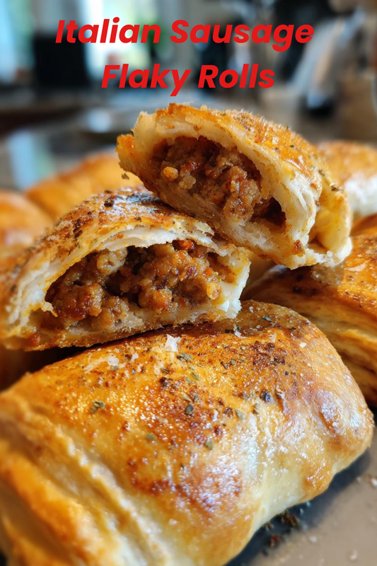 Italian Sausage Flaky Rolls