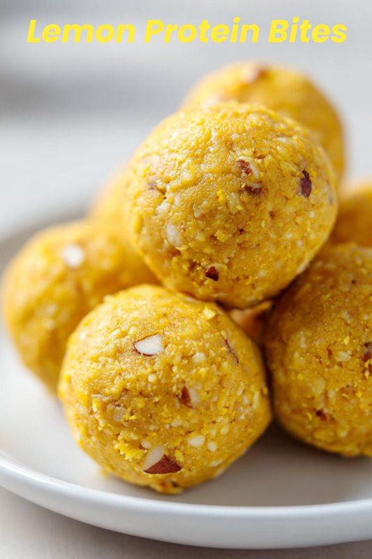 Lemon Protein Bites