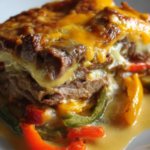Low Carb Philly Cheesesteak Casserole