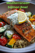 Mediterranean Salmon Bowl