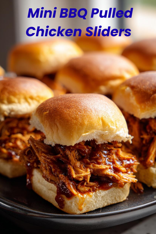 Mini BBQ Pulled Chicken Sliders