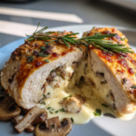 Mushroom Stuffed Chicken Breast